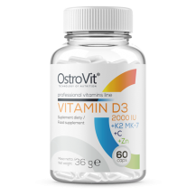 VITAMIN D3 2000UI + K2 MK-7 + VC + ZINC 60 CPS