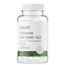 Vitamin D3 4000 + K2 VEGE 120 capsules