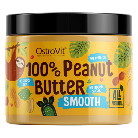 Peanut Butter 100% 500 g smooth