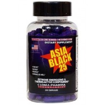 Asia Black 100 caps - ECA STACK
