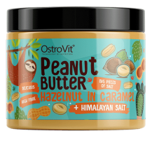 OstroVit Burro di Arachidi + Nocciola Caramello + Sale dell'Himalaya 500 g