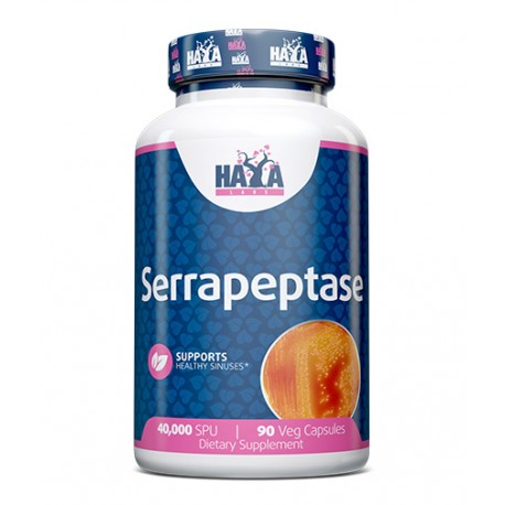 Serrapeptase / 40000 SPU / 90 Vcaps ANTIOSSIDANTE