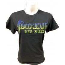 T-Shirt BXE-2772E Colore BLACK LIME FLUO - Boxeur Des Rues