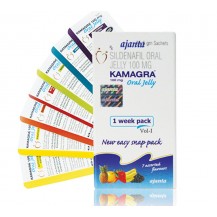 KAMAGRA  JELLY  7 gusti per 7 giorni - Sildenafil  7 da 100 mg