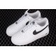 NIKE AIR FORCE 1 07 LOW - BIANCHE BAFFO NERO SCARPE