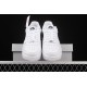 NIKE AIR FORCE 1 07 LOW - BIANCHE BAFFO NERO SCARPE