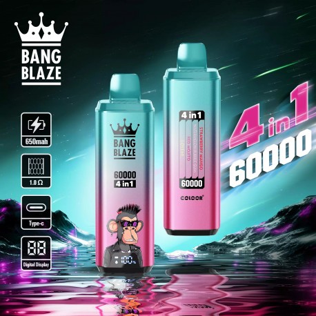 Bang Blaze 60000 60k Puffs 4 in 1 Flavors - SIGARETTA ELETTRONICA
