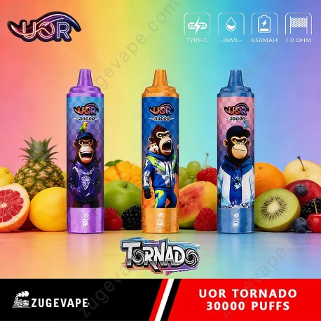 UOR TORNADO 30000 PUFFS - SIGARETTA ELETTRONICA VAPE