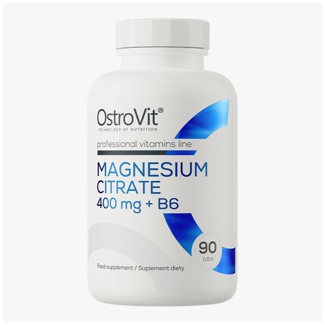 MAGNESIUM CITRATE 400MG + B6 6MG 90 CPR - MAGNESIO  OSTROVIT