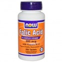 FOLIC ACID 800MCG + B12 25MCG 250 CPR